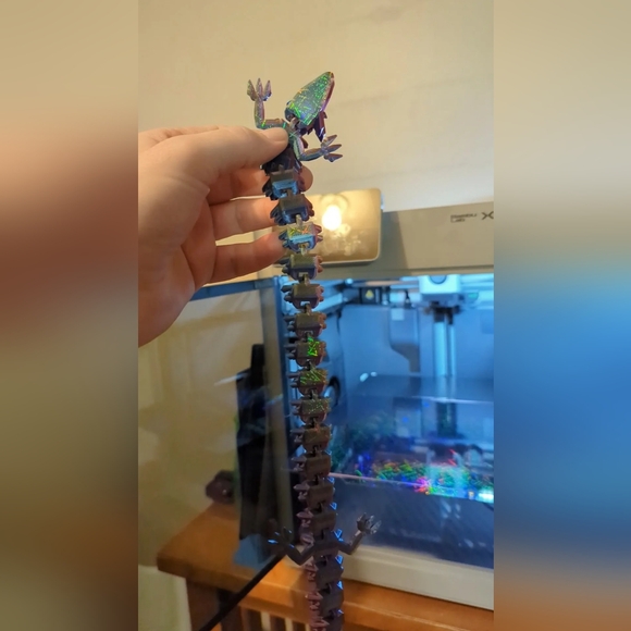 Metallic Crystal Dragon - Articulated Toy As Seen On TikTok!! - Picture 2 of 3